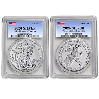 2026 1 oz Silver American Eagle $1 Coin BU